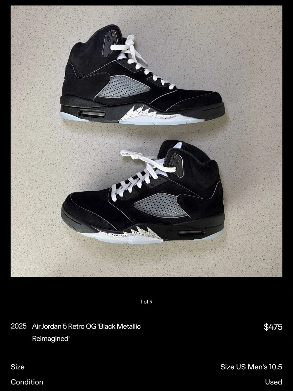 Jordan Air Retro 5 - Reimagined